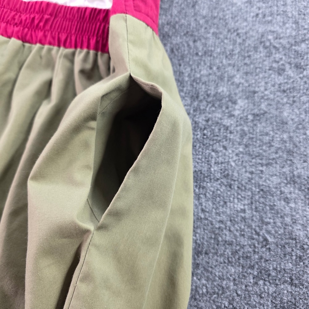 Vintage Midi Dress Colorblock Pockets Retro Womens cottage core Disney Hand Sewn - Picture 4 of 11